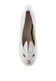 PLAY! Bunny Embroidered Ballerinas